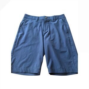 Abercrombie Kids Boys Performance Chino Shorts Navy Blue Size 13/14 Regular